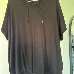 Black Women's Hoodie Top